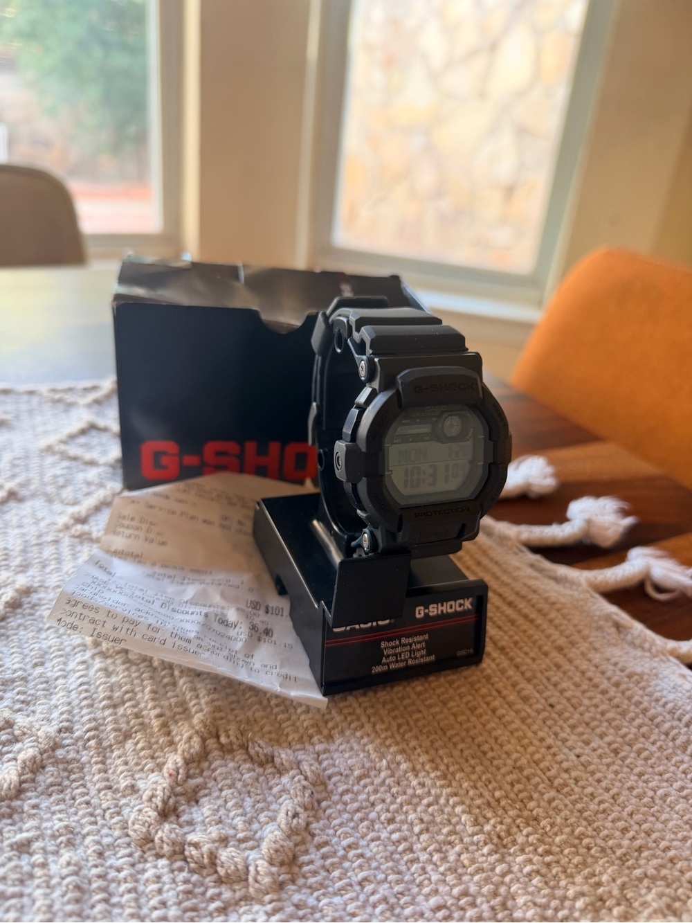 G-Shock Black Digital Resin Sport Watch
